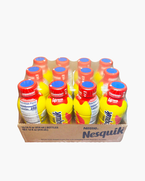 Nesquik Strawberry Milk 14oz. 12ct.