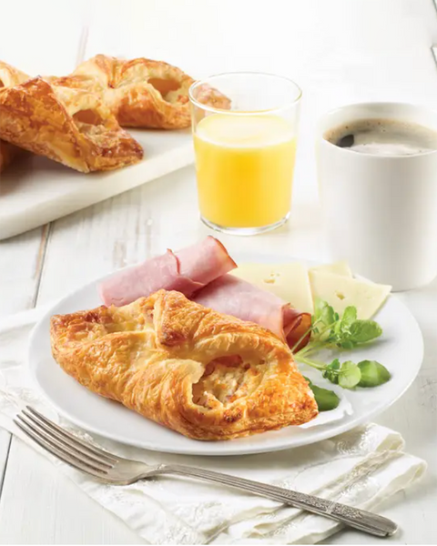 Croissant Ham &Swiss Cheese 3oz./45ct. Bridor