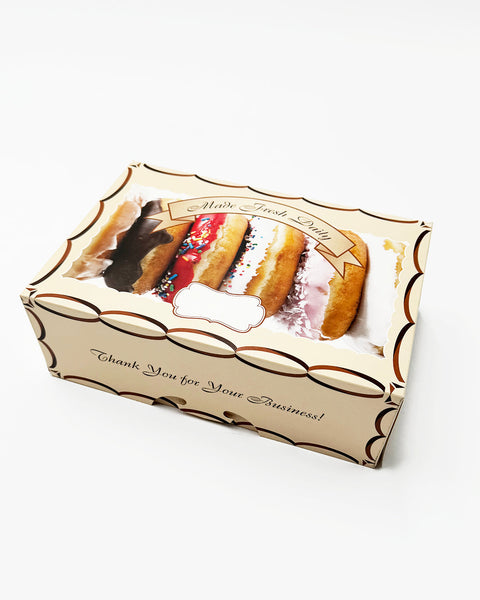 Box Donut 1-DZ Large Printed (Brown Daily) 250ct. Frankston