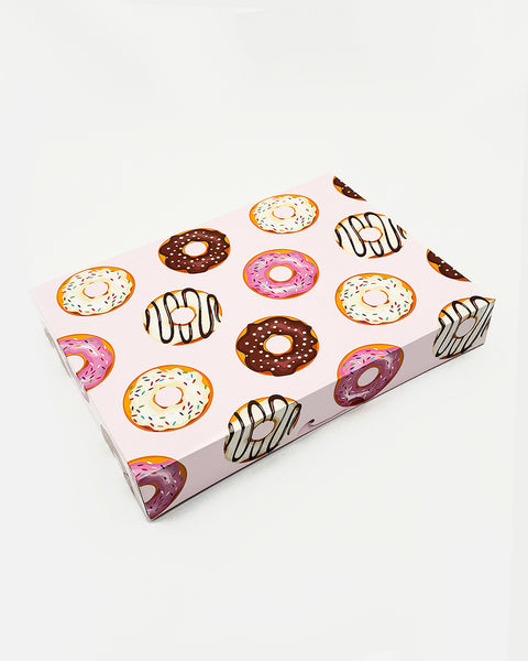 Box Donut 1-DZ Flat Printed (Mixed Donuts) 125ct. Frankston