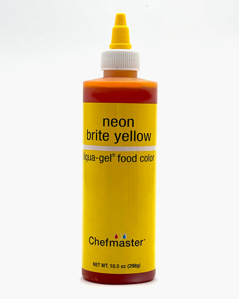 Neon Brite Yellow Liqua-Gel Food Coloring10.5oz. Chefmaster